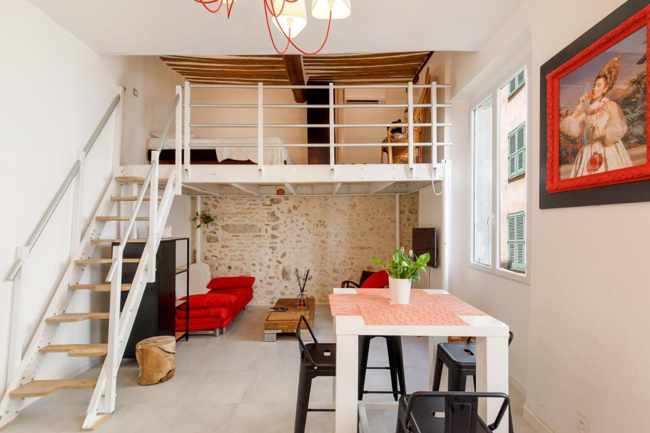 Superb Air-Conditioned Loft In The Heart Of Viel Antibes Apartment Екстериор снимка