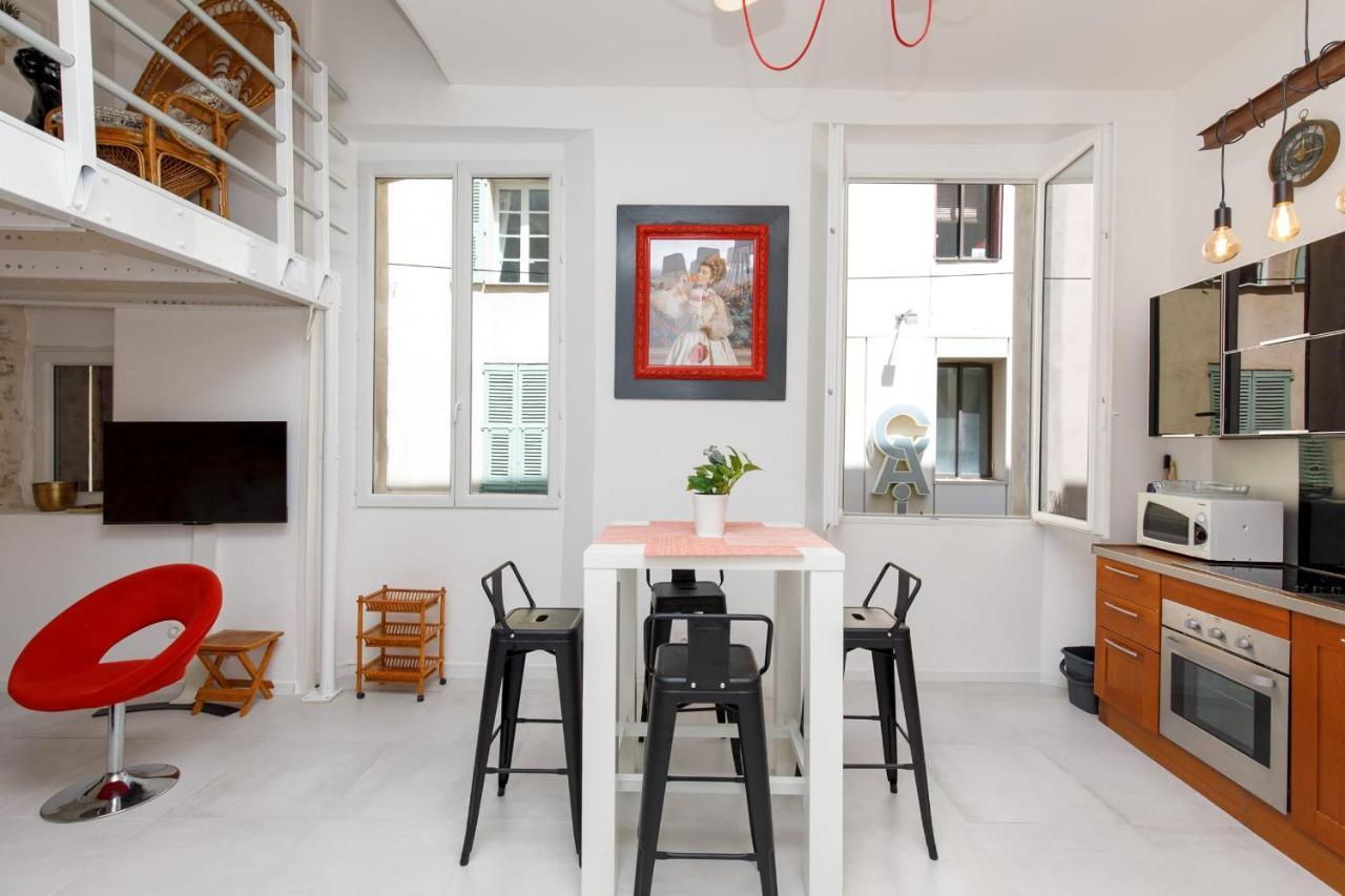 Superb Air-Conditioned Loft In The Heart Of Viel Antibes Apartment Екстериор снимка